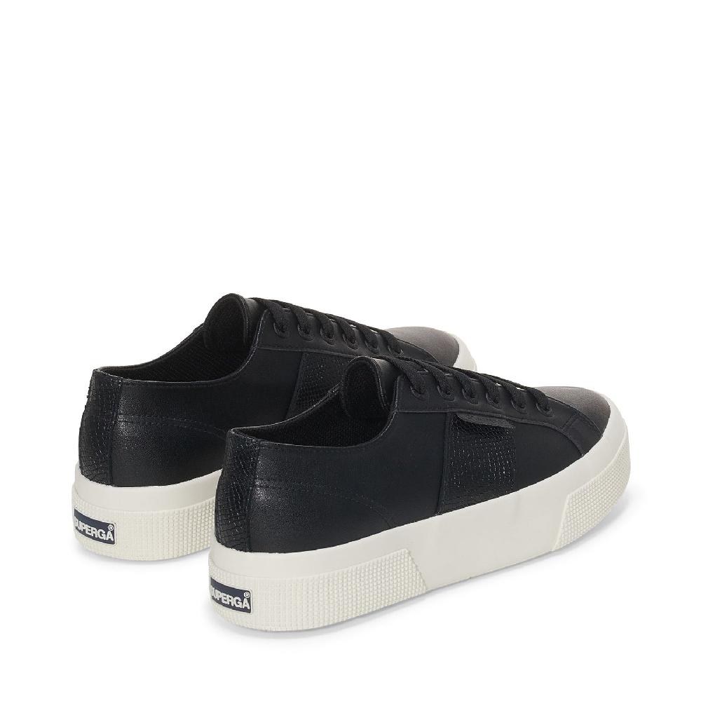 Superga 2740 PLATFORM SNAKEBLACK-FAVORIO Spedizione Gratuita