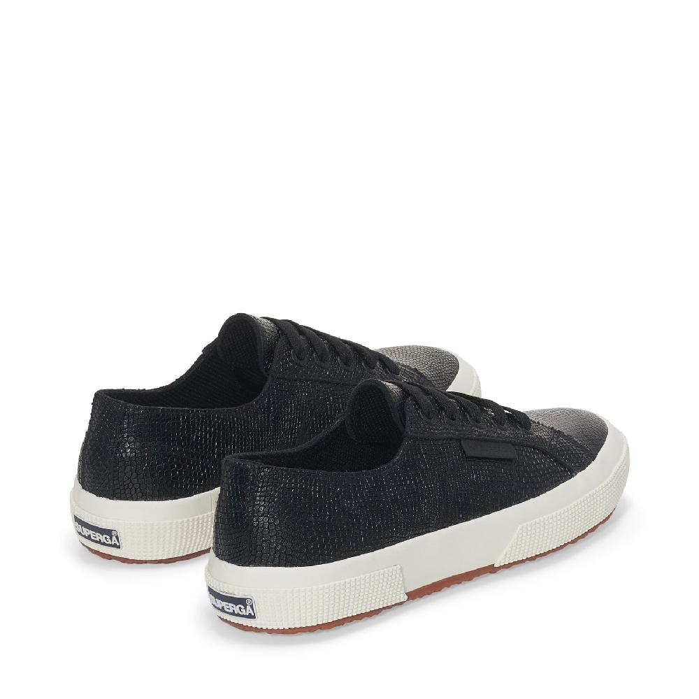 Superga 2750 SNAKE LEATHERBLACK-FAVORIO Sottocosto