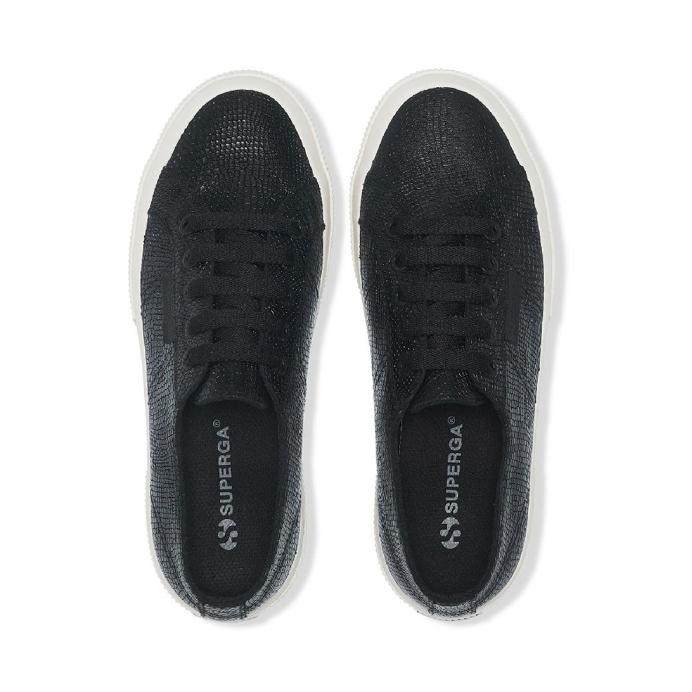 Superga 2750 SNAKE LEATHERBLACK-FAVORIO Sottocosto