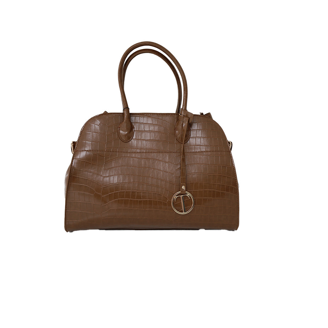 Tata Italia Shopping bag con stampa coccodrillo Nuovo