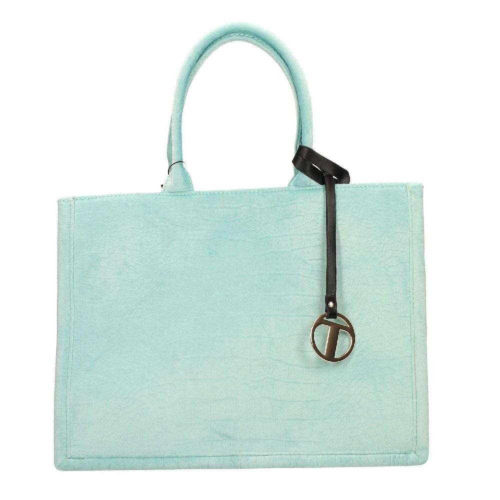Tata Italia Borsa pied-de-poule beige e marrone Outlet