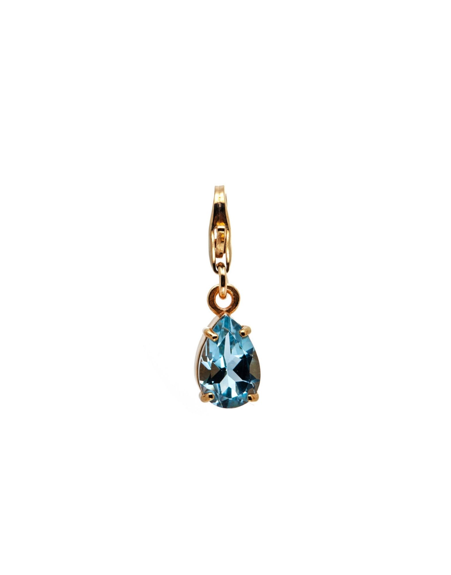 Thais Bernardes Ciondolo Charm Topazio Azzurro Moda