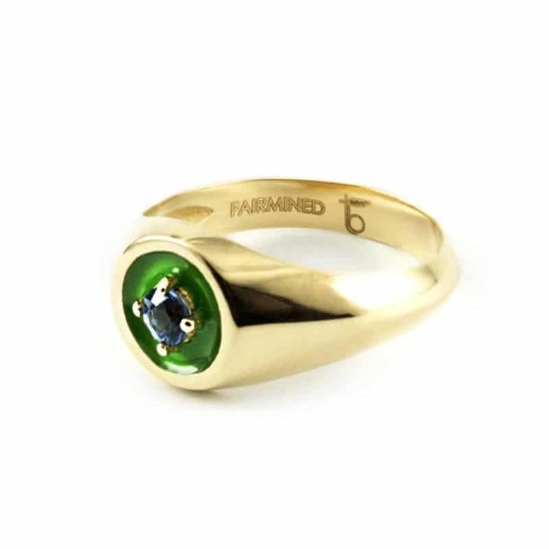 Thais Bernardes Anello Mini Chevalier in oro 18K Offerte