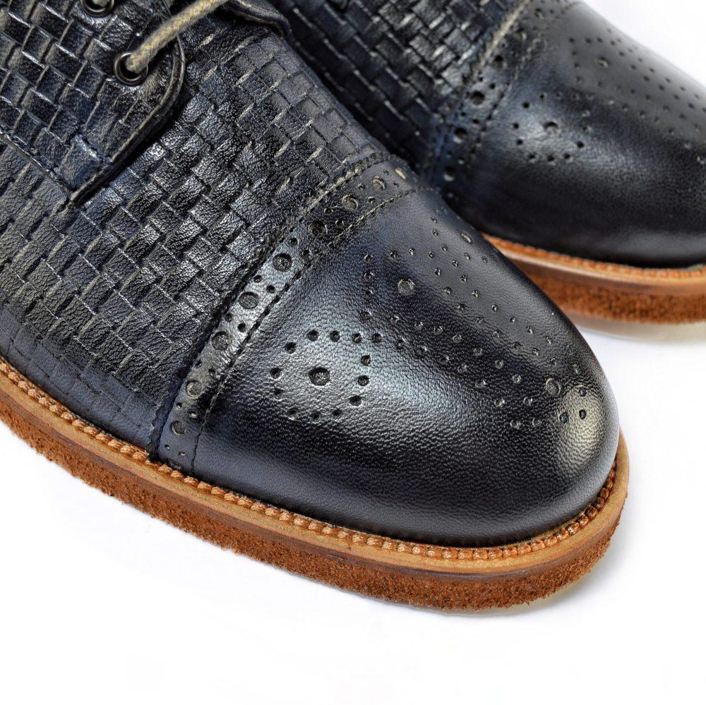 Ton Goût Scarpe Derby Blu Sconto