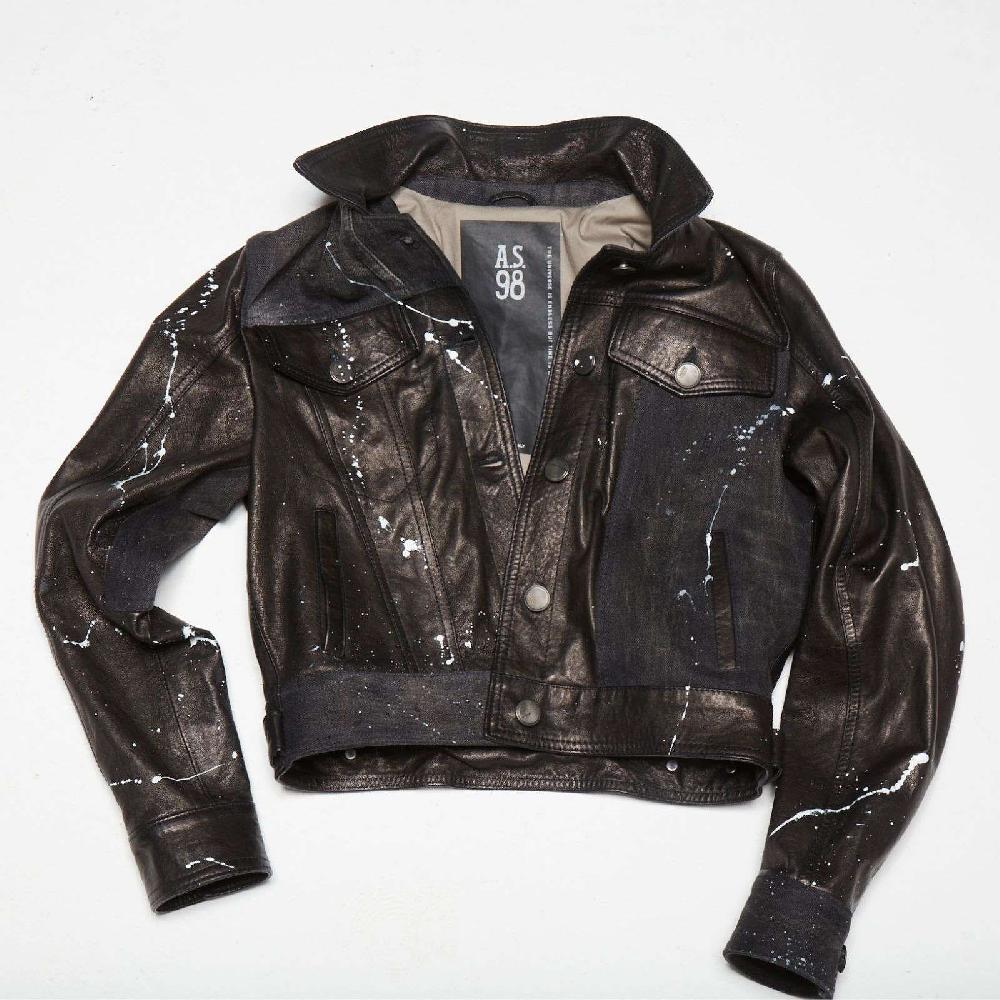 A.S.98 GIACCA IN PELLE JASON Negozi Online
