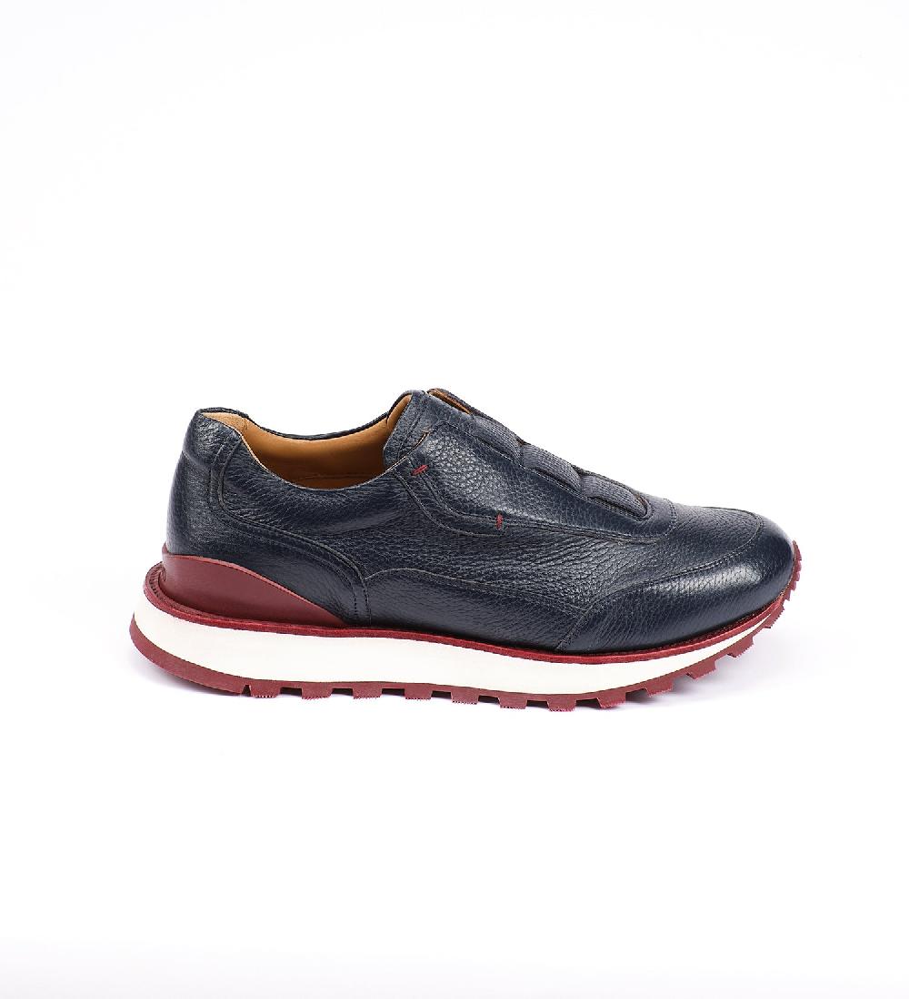 A.Testoni MOENA SNEAKER IN CERVO Nuova