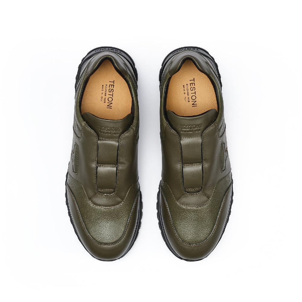 A.Testoni CUNEO SNEAKER SPORT NAPA CALF + GRAINED CALF ° Soddisfazione Garantita