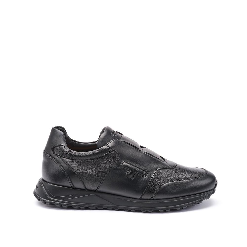 A.Testoni CUNEO SNEAKER SPORT NAPA CALF + GRAINED CALF Qualità Garantita