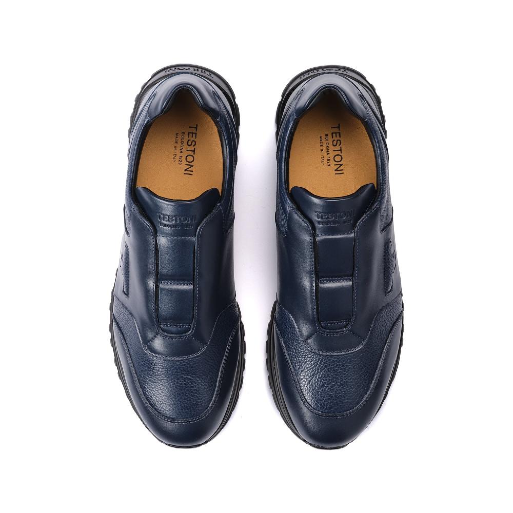 A.Testoni CUNEO SNEAKER SPORT NAPA CALF +GRAINED CALF Negozi Online