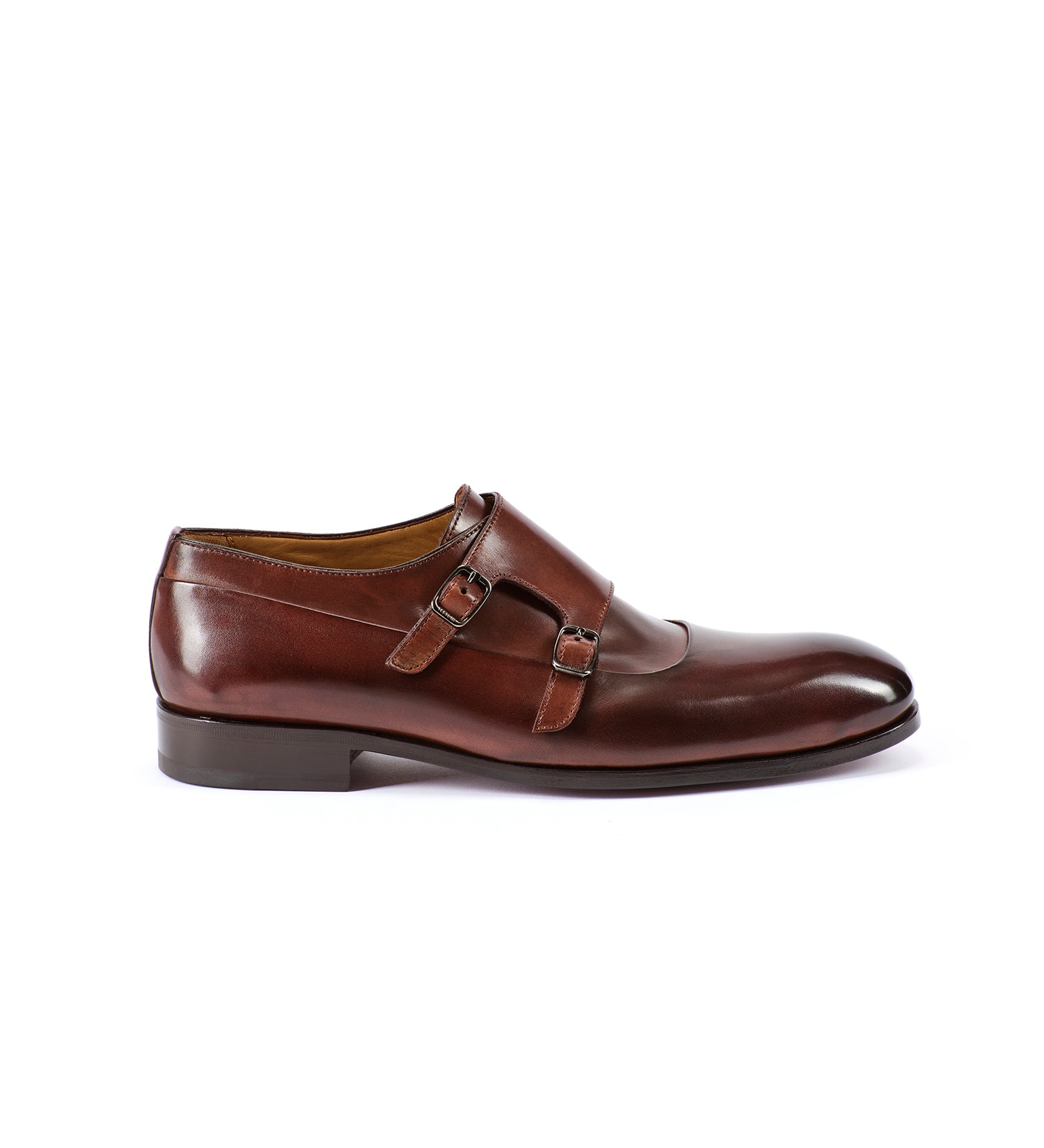 A.Testoni SANT'EULALIA LEATHER MONK STRAP Acquista Ora
