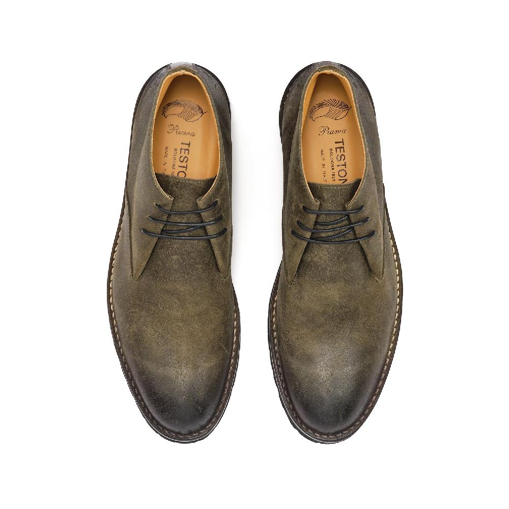 A.Testoni COURMAYEUR DESERT WAX SUEDE CALF Prezzo basso
