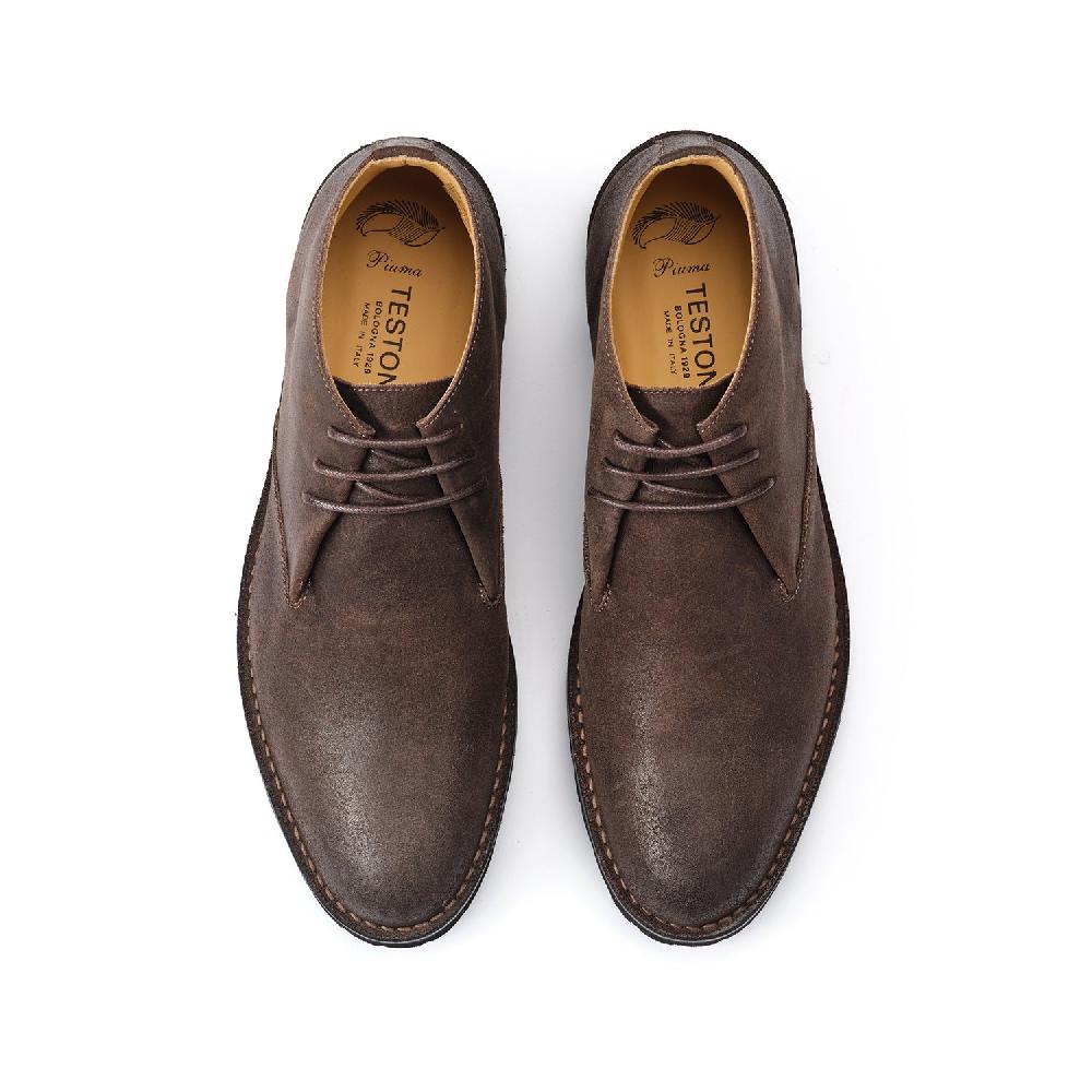 A.Testoni COURMAYEUR DESERT WAX SUEDE CALF Fino Al -60%