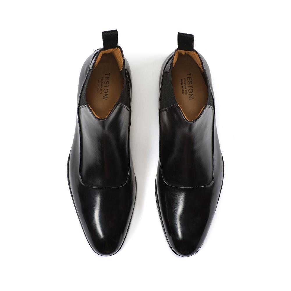 A.Testoni SANT'EULALIA STIVALETTO IN PELLE Shopping Online