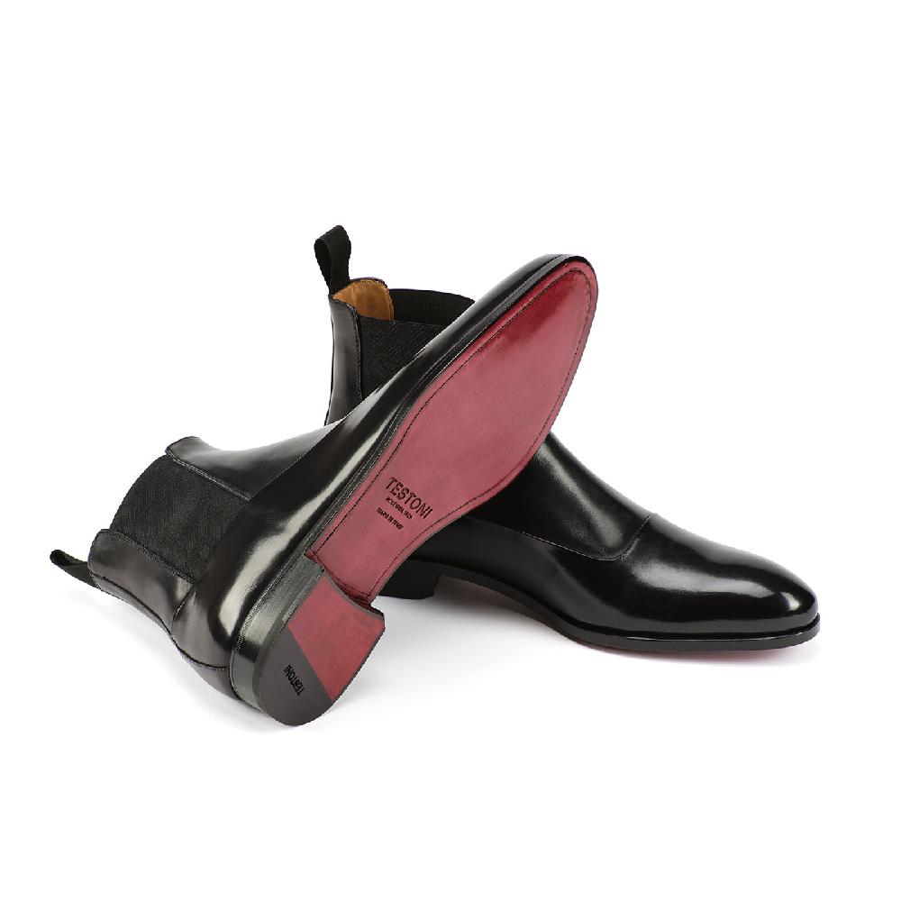 A.Testoni SANT'EULALIA STIVALETTO IN PELLE Shopping Online