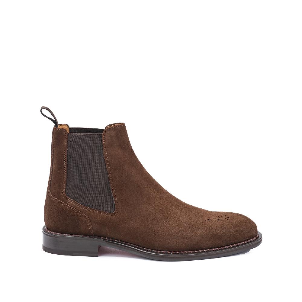 A.Testoni VENEZIA CHELSEA ENGLISH SUEDE CALF Affare Del Giorno