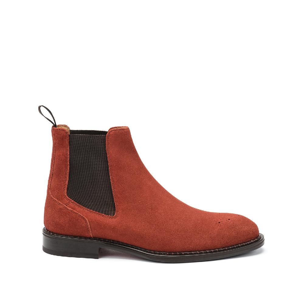 A.Testoni VENEZIA CHELSEA ENGLISH SUEDE CALF Prezzo Ridotto