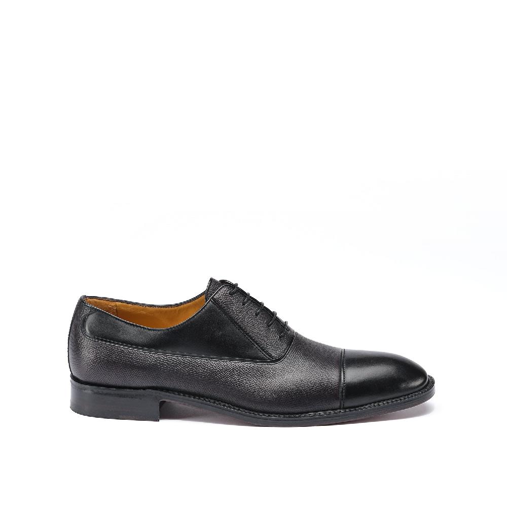 A.Testoni VALDOBBIADENE P.RAPID OXFORD TOP CALF+ ANTIQUE CAVIAR CALF ° Presa