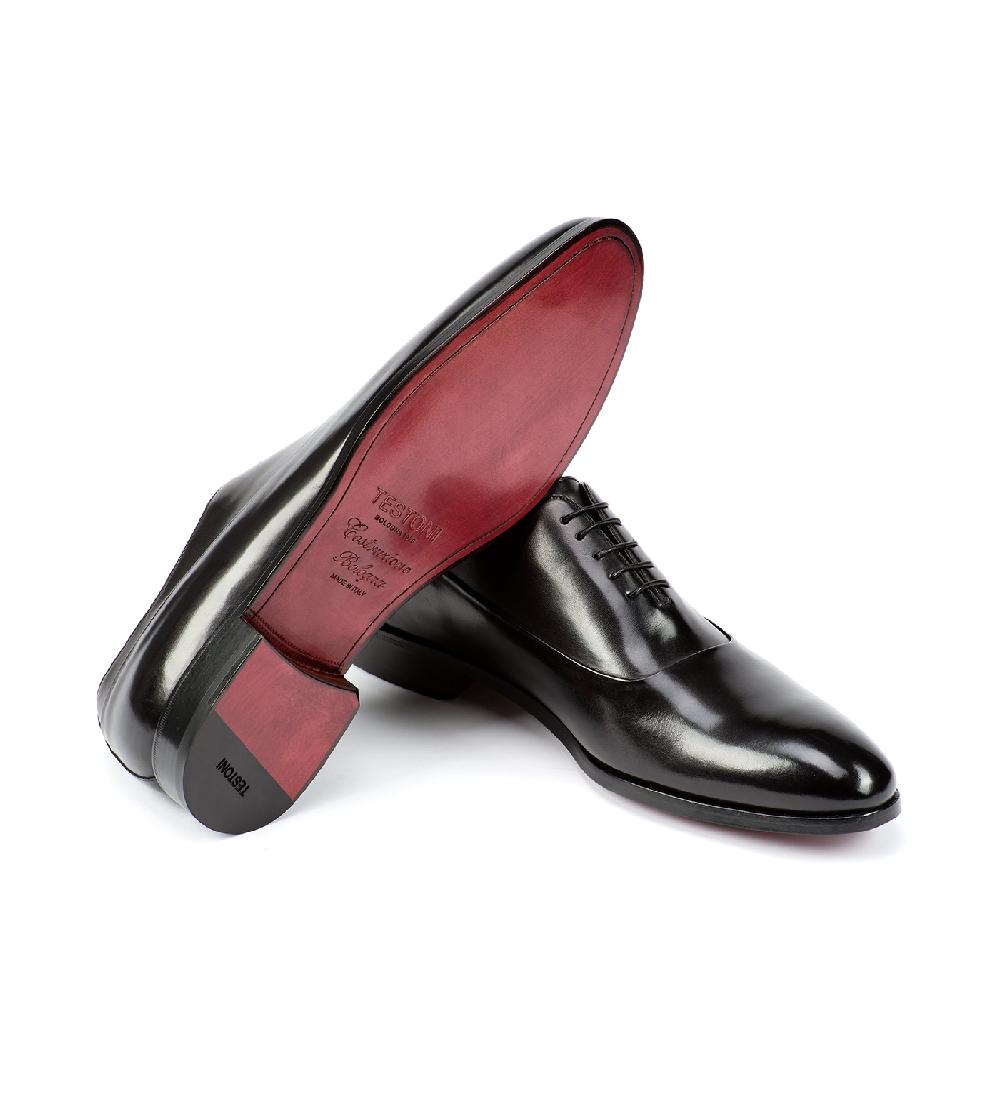 A.Testoni SANT'EULALIA OXFORD IN PELLE Sconto