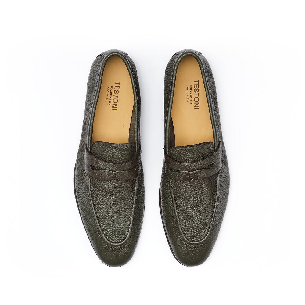A.Testoni TAVOLARA LOAFER UNLINED DEER ° Vendita Calda