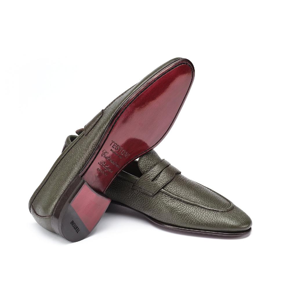 A.Testoni TAVOLARA LOAFER UNLINED DEER ° Vendita Calda