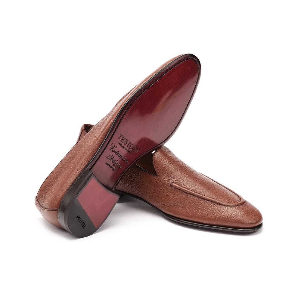 A.Testoni TAVOLARA LOAFER UNLINED DEER ° Saldi Di Fabbrica