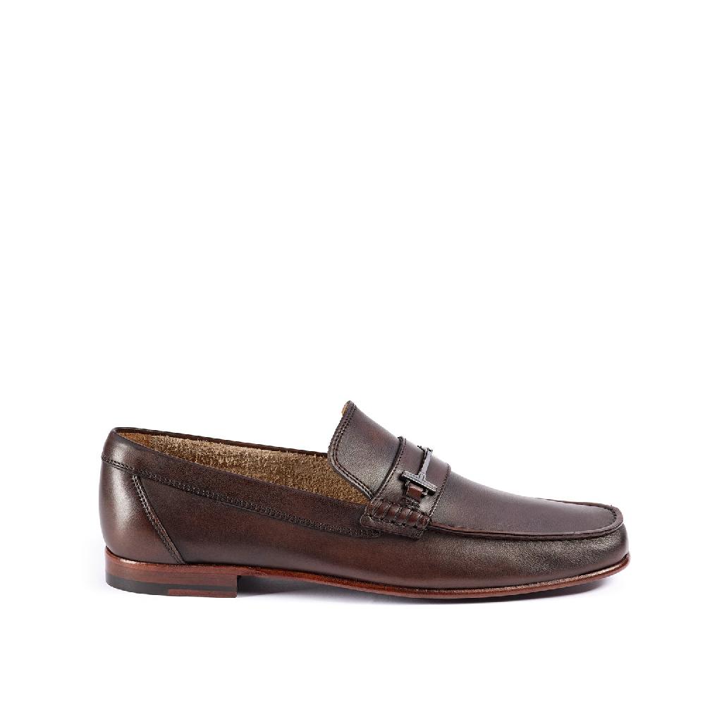 A.Testoni BRACCIANO MOCCASIN UNLINED SOFT DELAVE CALF ° Negozio