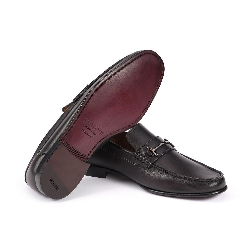 A.Testoni BRACCIANO MOCCASIN UNLINED SOFT DELAVE CALF ° Officina