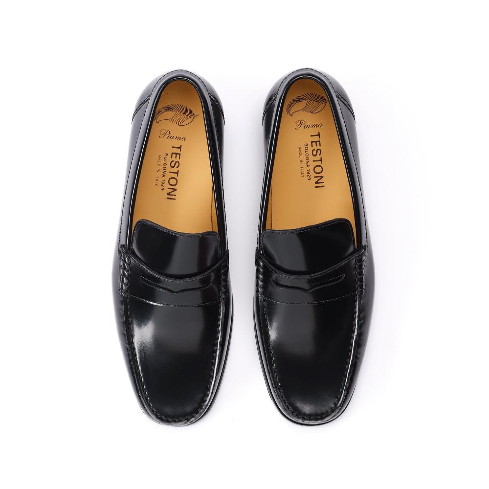 A.Testoni BRACCIANO MOCS BRUSHED CALF Nuova