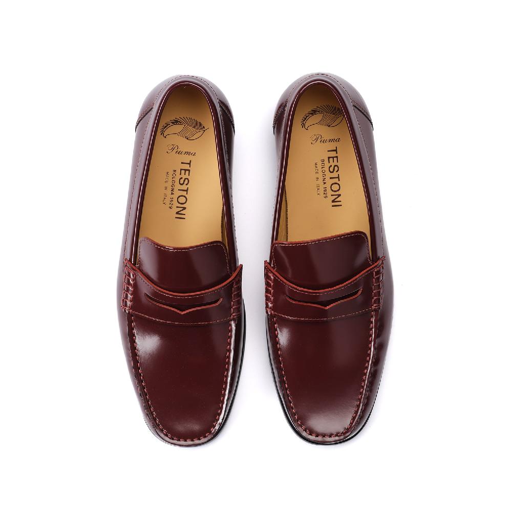 A.Testoni BRACCIANO MOCS BRUSHED CALF Moda