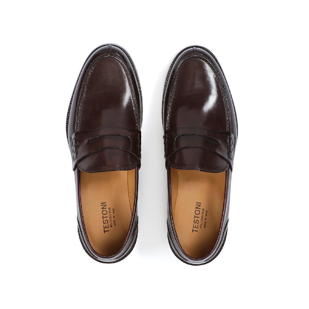 A.Testoni TRENTO LEATHER LOAFER ° Italia