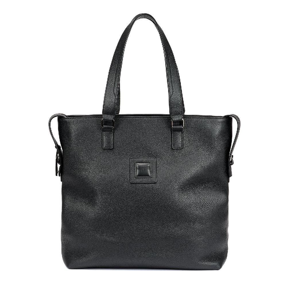 A.Testoni BRINDISI TOTE BAG GRAINED SOFT CALF In Linea