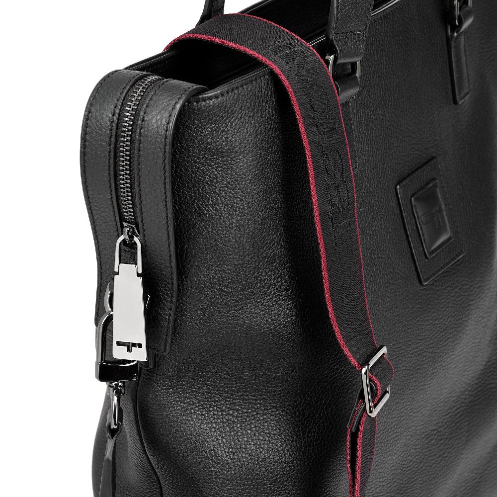 A.Testoni BRINDISI TOTE BAG GRAINED SOFT CALF In Linea