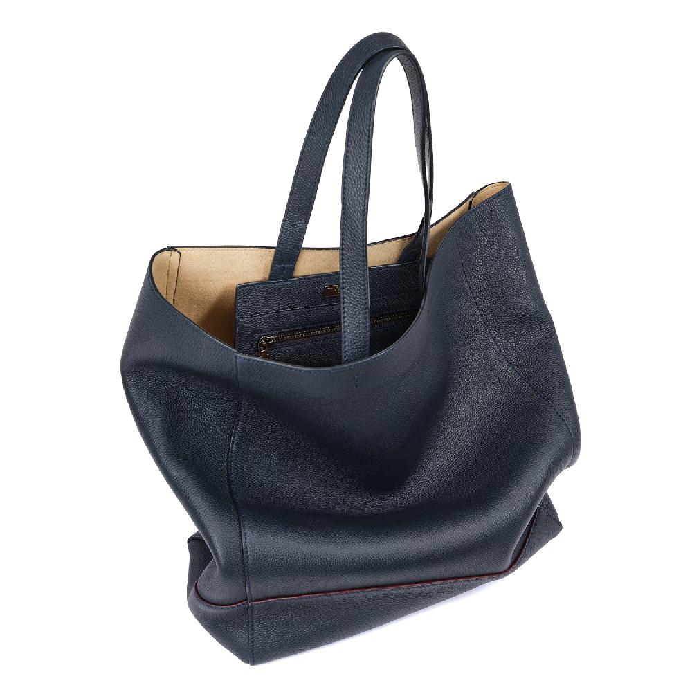 A.Testoni NOTO TOTE BAG DELUXE GRAINED CALF ° Spedizione Gratuita