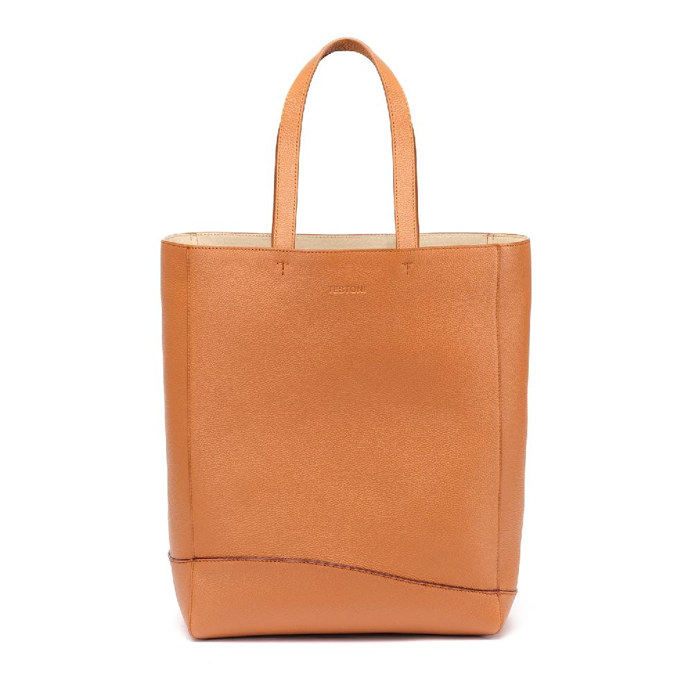 A.Testoni NOTO TOTE BAG DELUXE GRAINED CALF Pezzi Unici