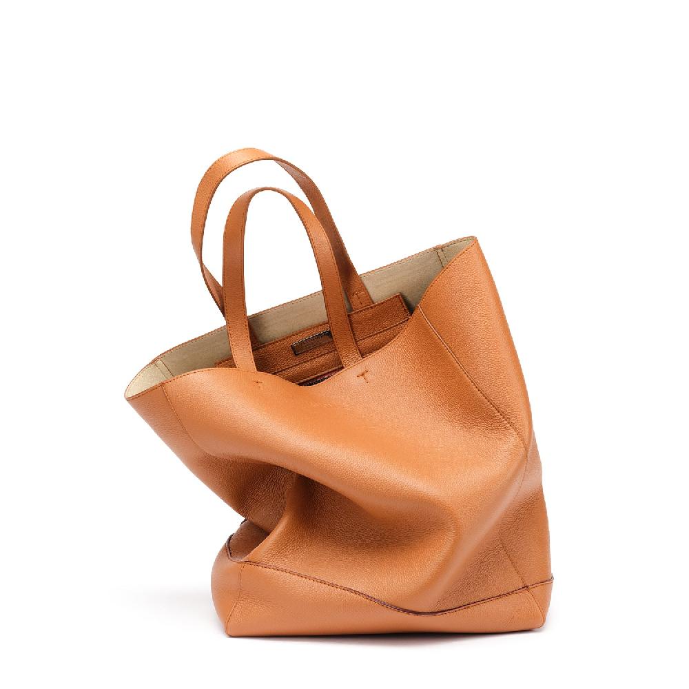 A.Testoni NOTO TOTE BAG DELUXE GRAINED CALF Pezzi Unici