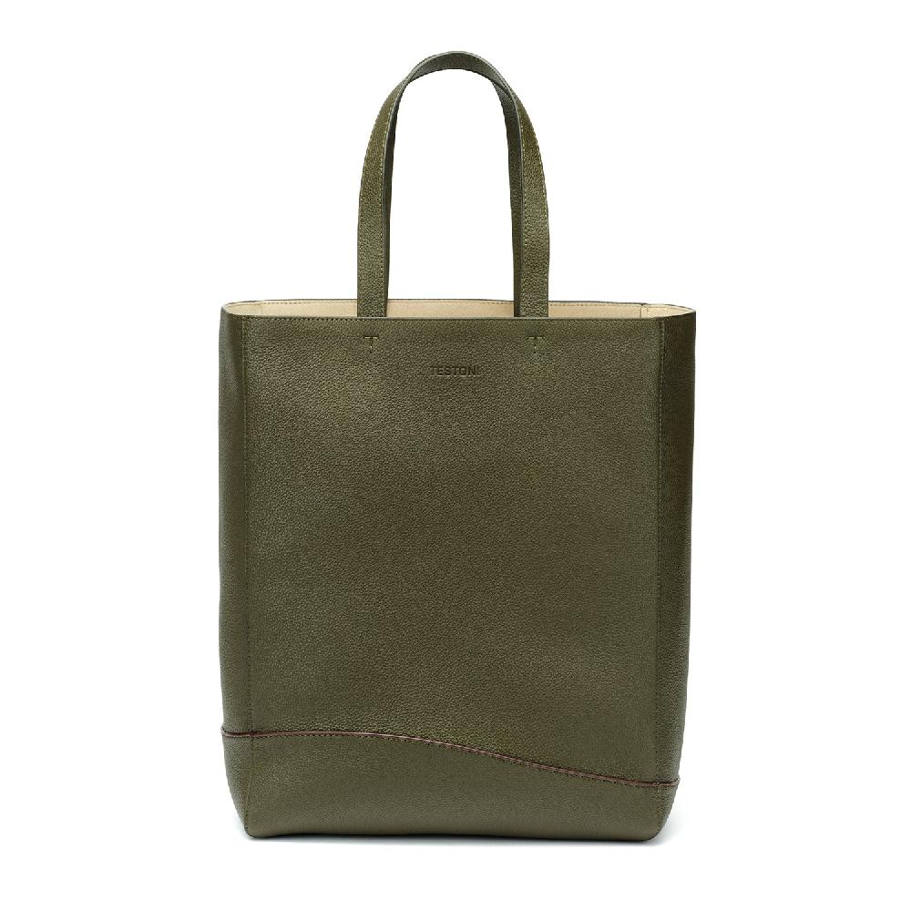 A.Testoni NOTO TOTE BAG DELUXE GRAINED CALF Soddisfazione Garantita