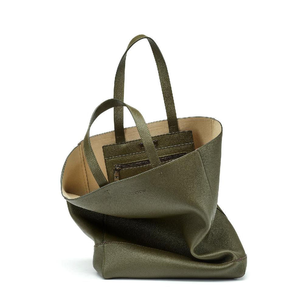 A.Testoni NOTO TOTE BAG DELUXE GRAINED CALF Soddisfazione Garantita