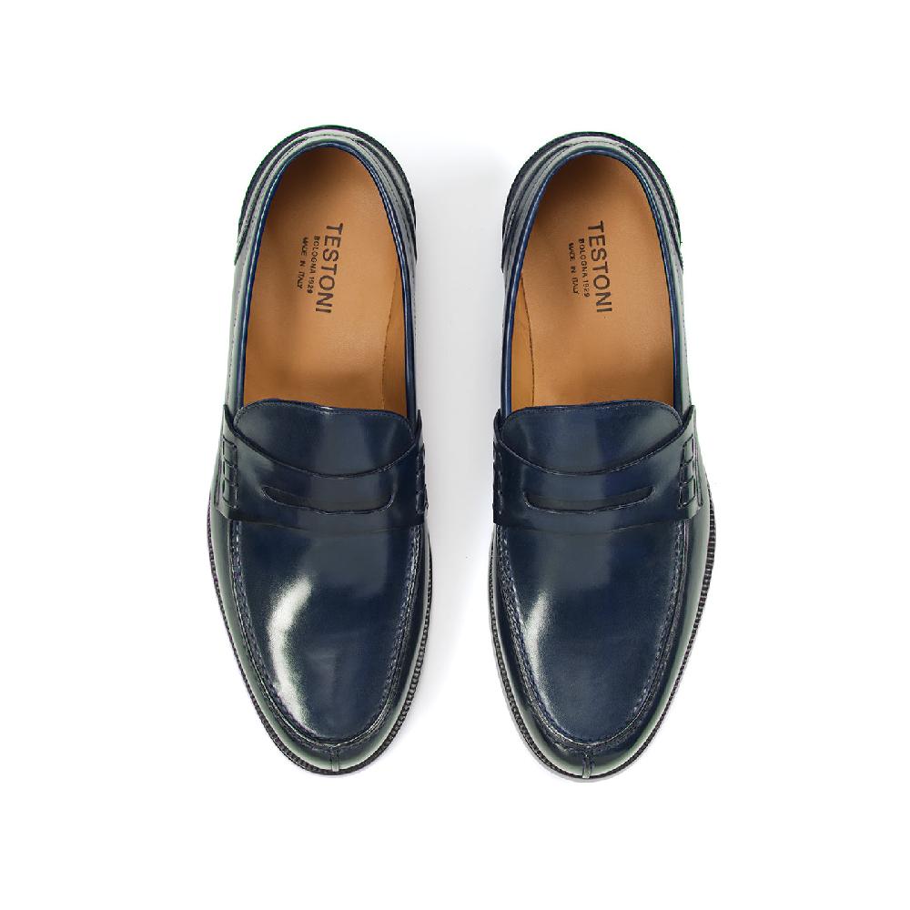A.Testoni TRENTO LEATHER LOAFER ° Acquista Ora