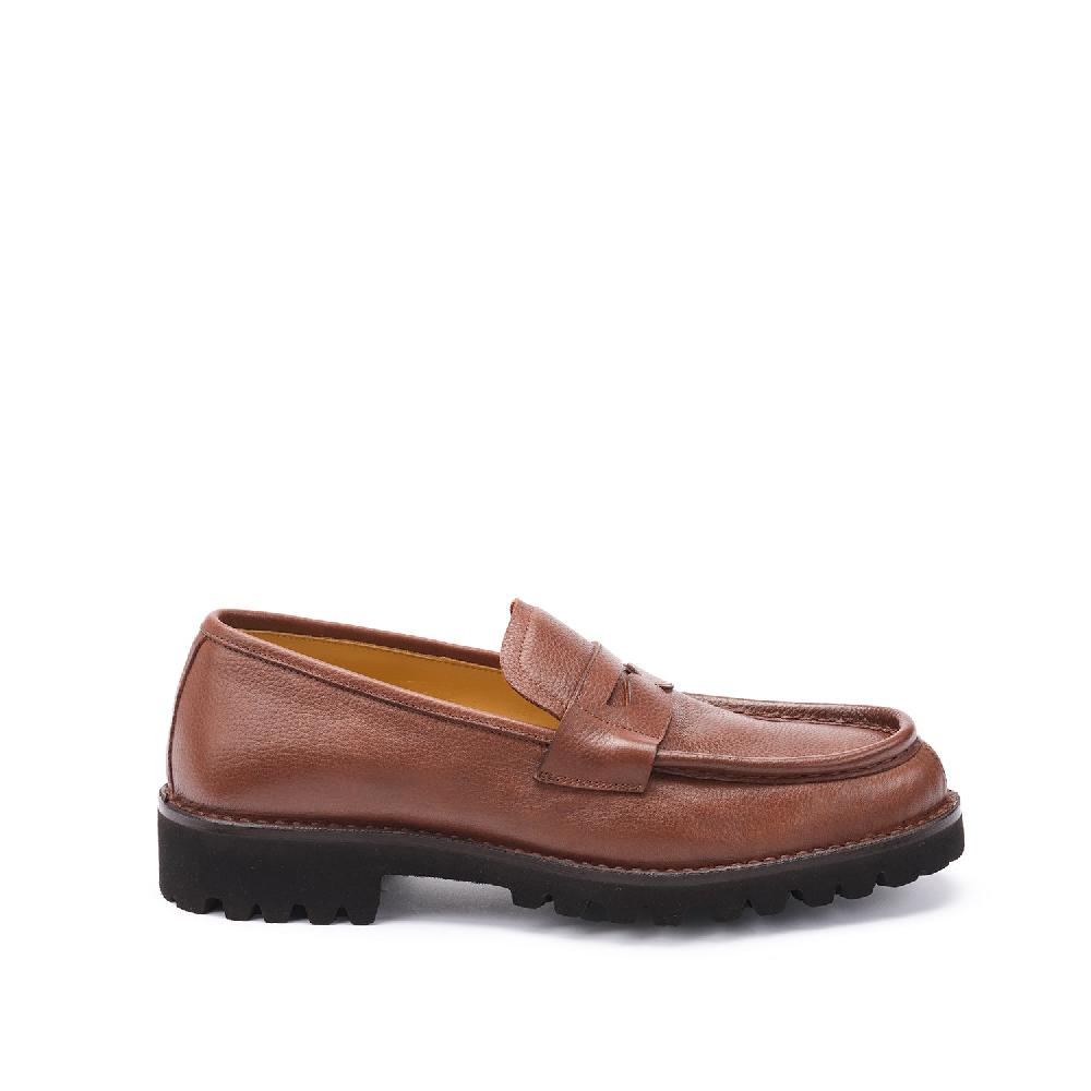 A.Testoni COURMAYEUR LOAFER GRAINED CALF Promozione Limitata