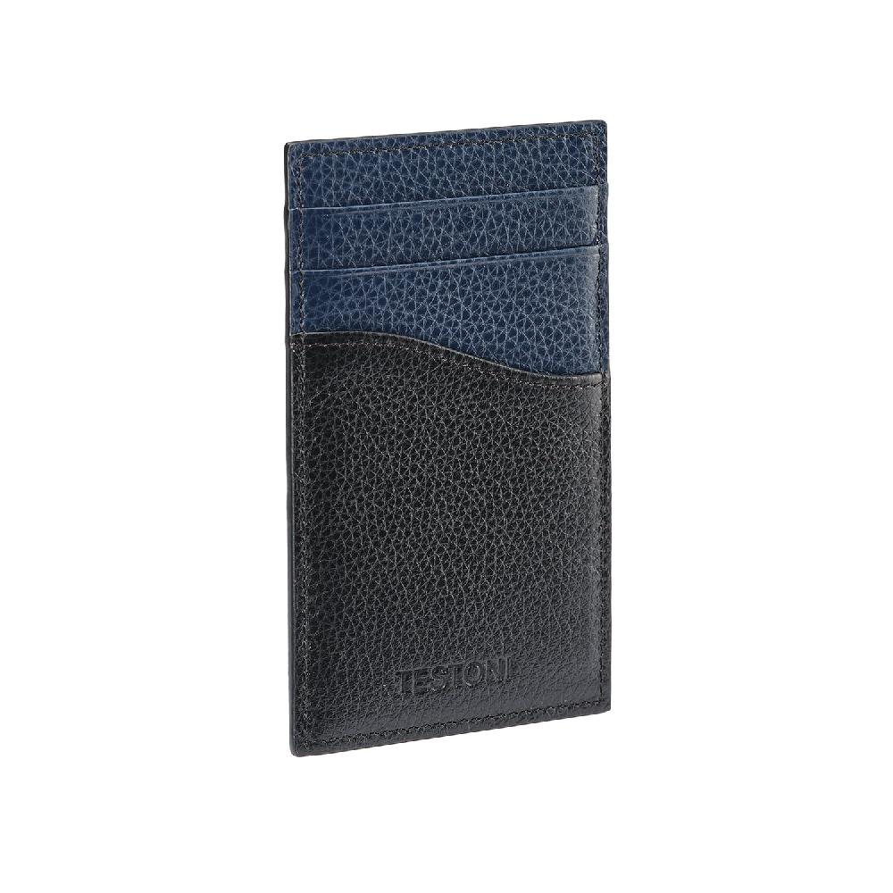 A.Testoni CREDIT CARD CASE GRAINCALF ° Prezzo Ridotto