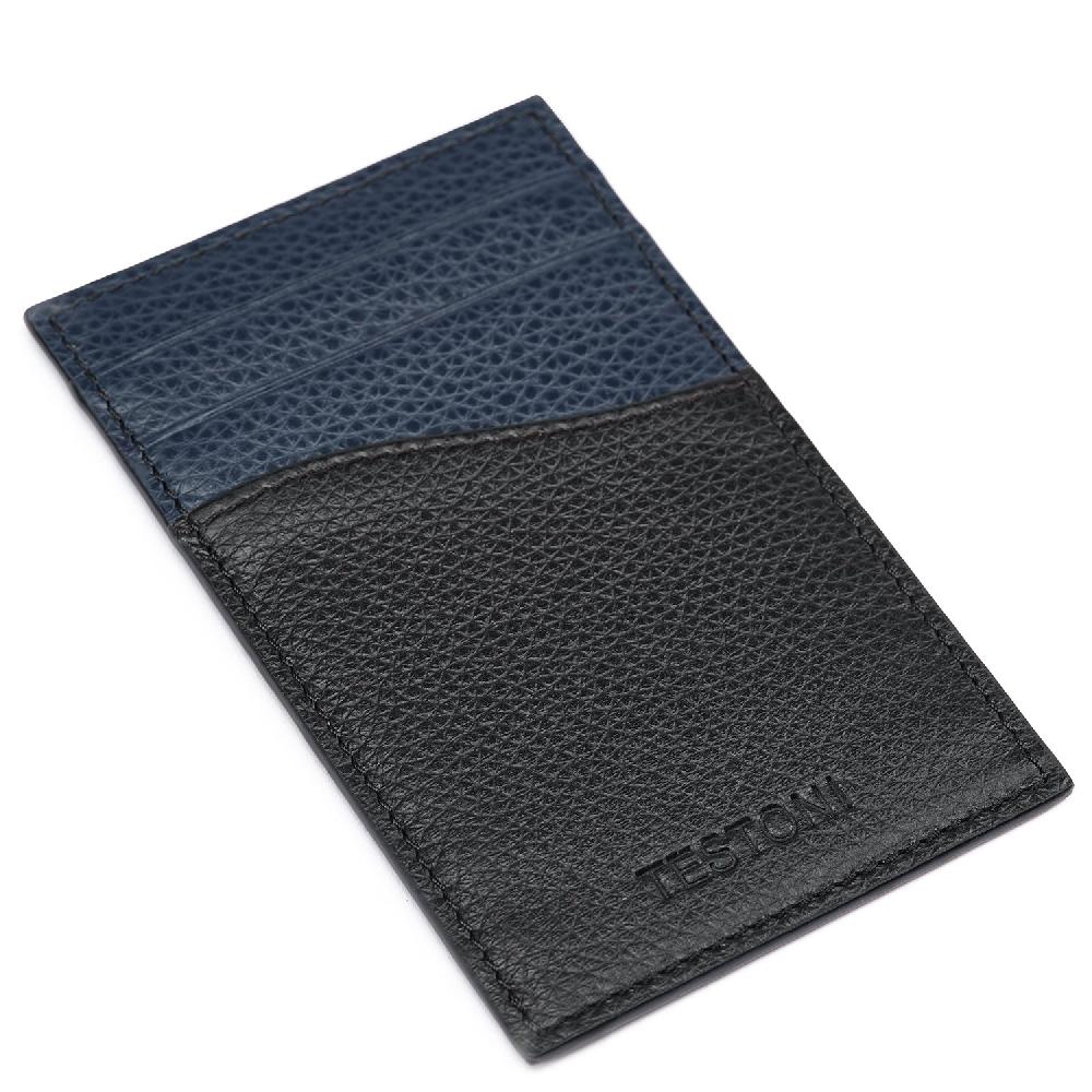 A.Testoni CREDIT CARD CASE GRAINCALF ° Prezzo Ridotto