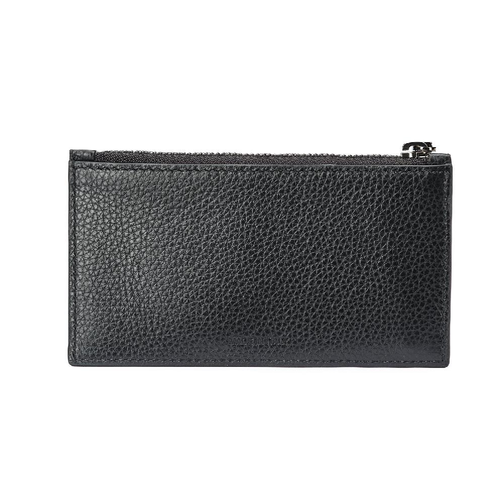 A.Testoni ZIP CREDIT CARD CASE GRAINCALF Novità