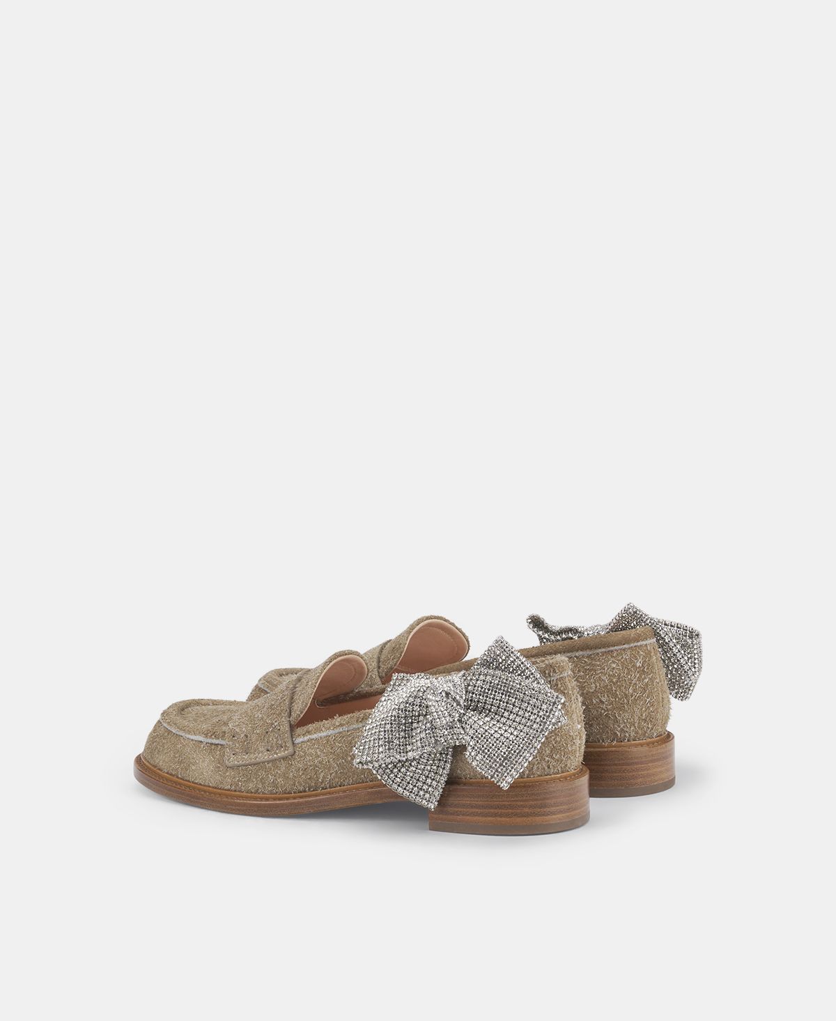 Agl Mocassino con fiocco di strass Tortora Olivia Ribbon 2025