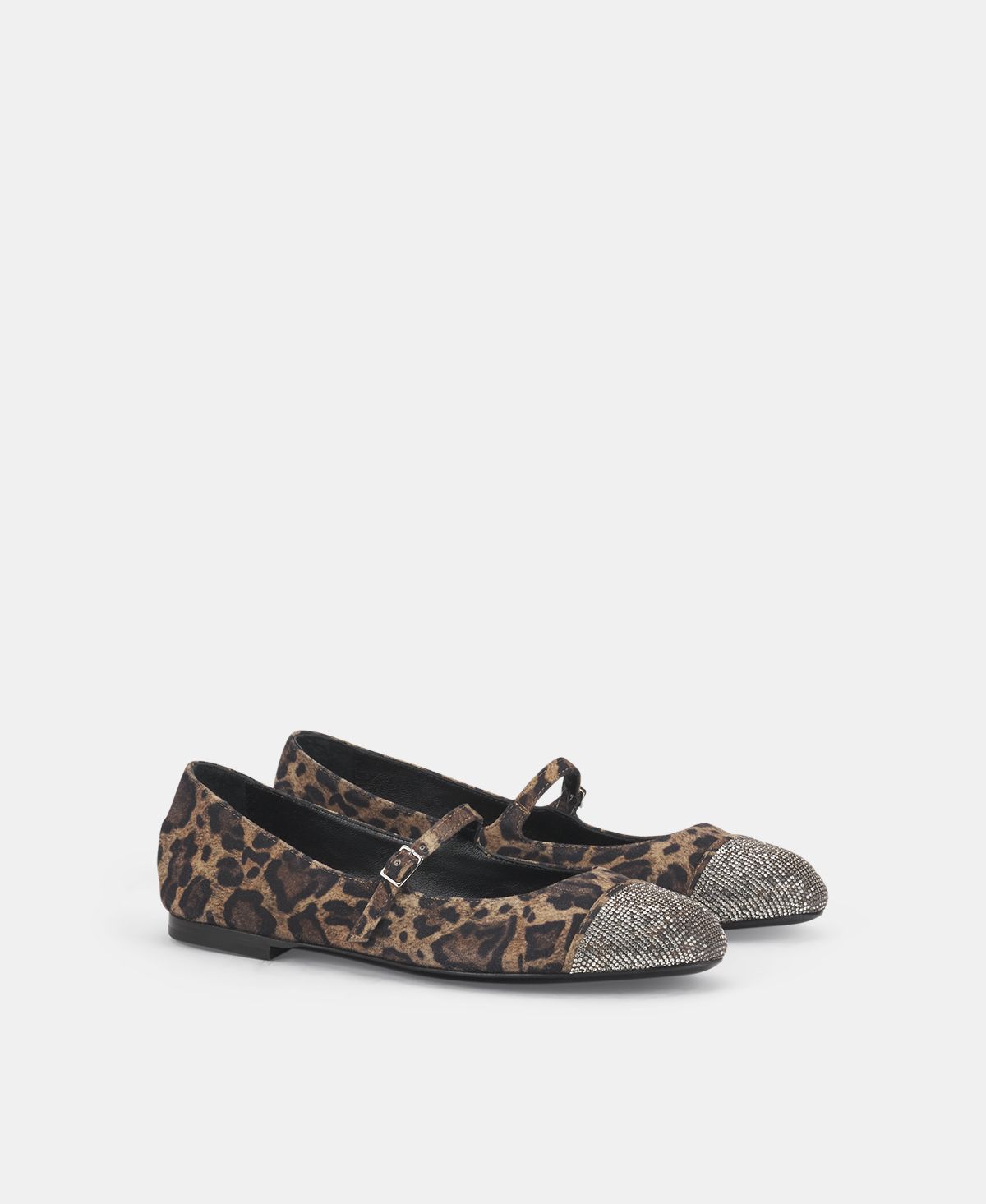 Agl Ballerina con puntina strass Brown Milly Strass Italy