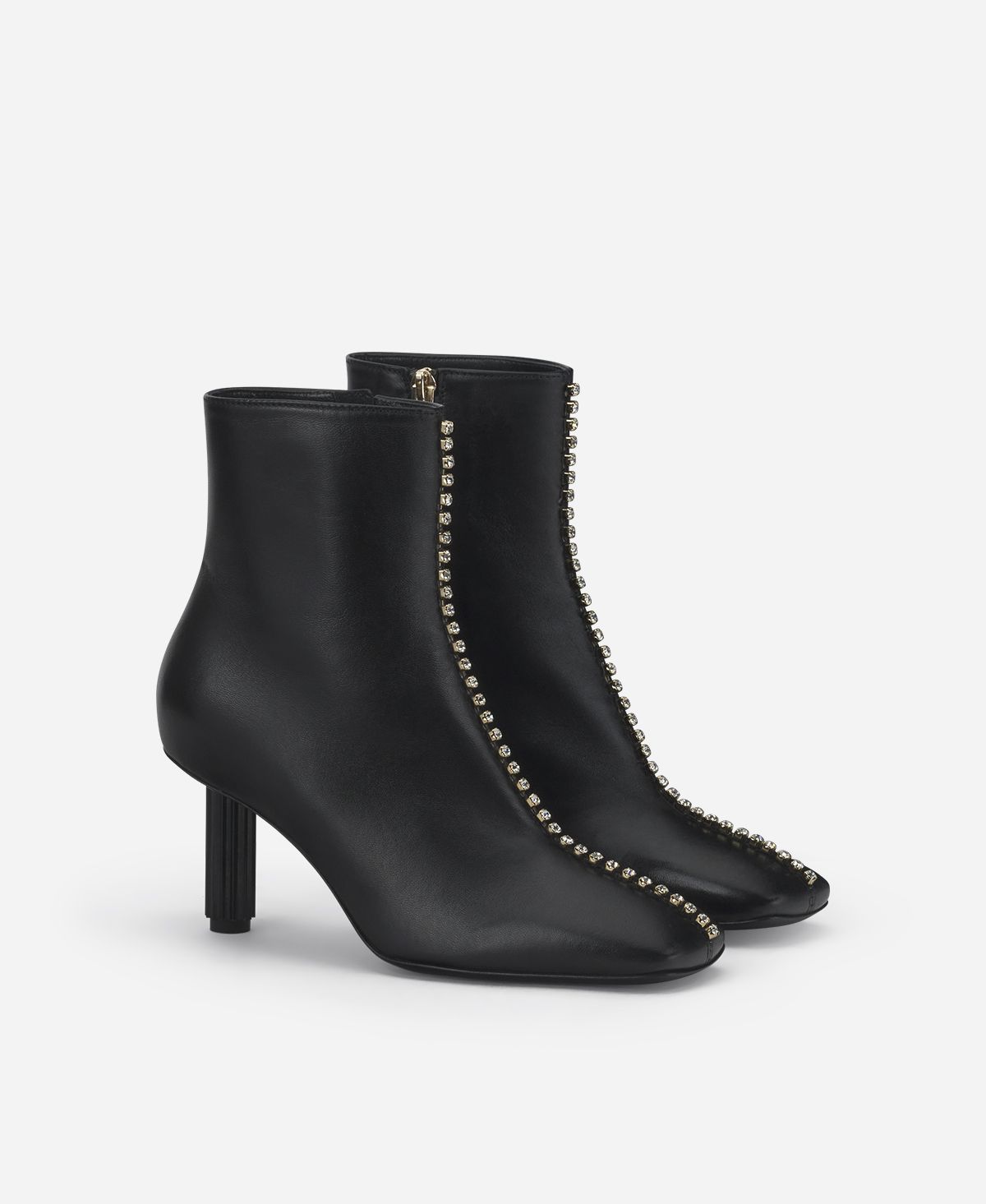 Agl Stivaletto con strass Nero Dorica Q Strass Qualità