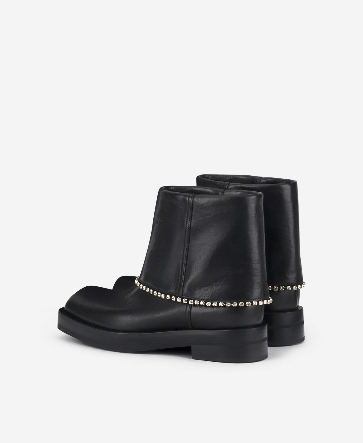 Agl Stivaletto texano con strass Nero Rina Strass Spedizione Gratuita