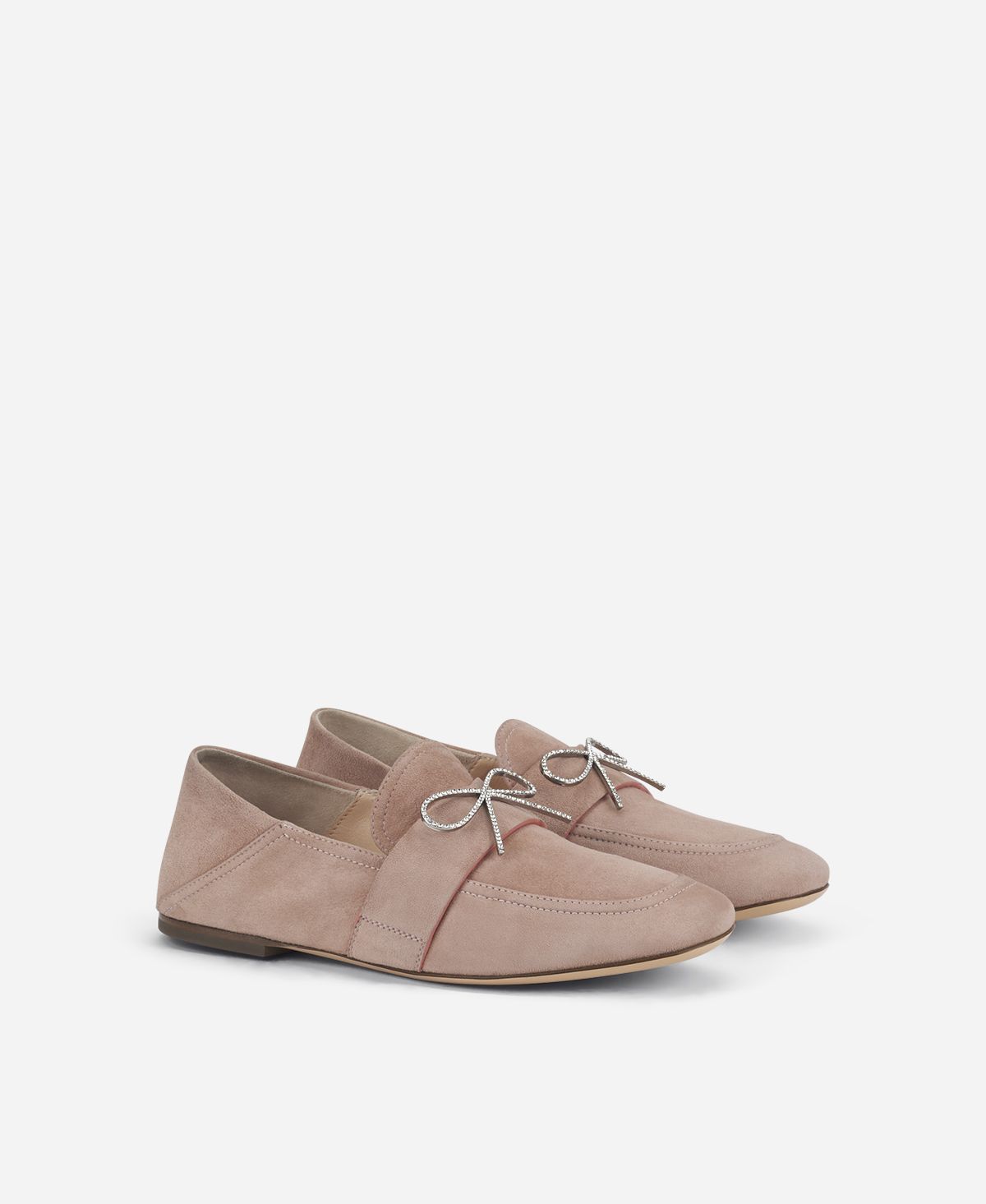 Agl Mocassino con fiocco Beige Crystal Ribbon Negozi Online