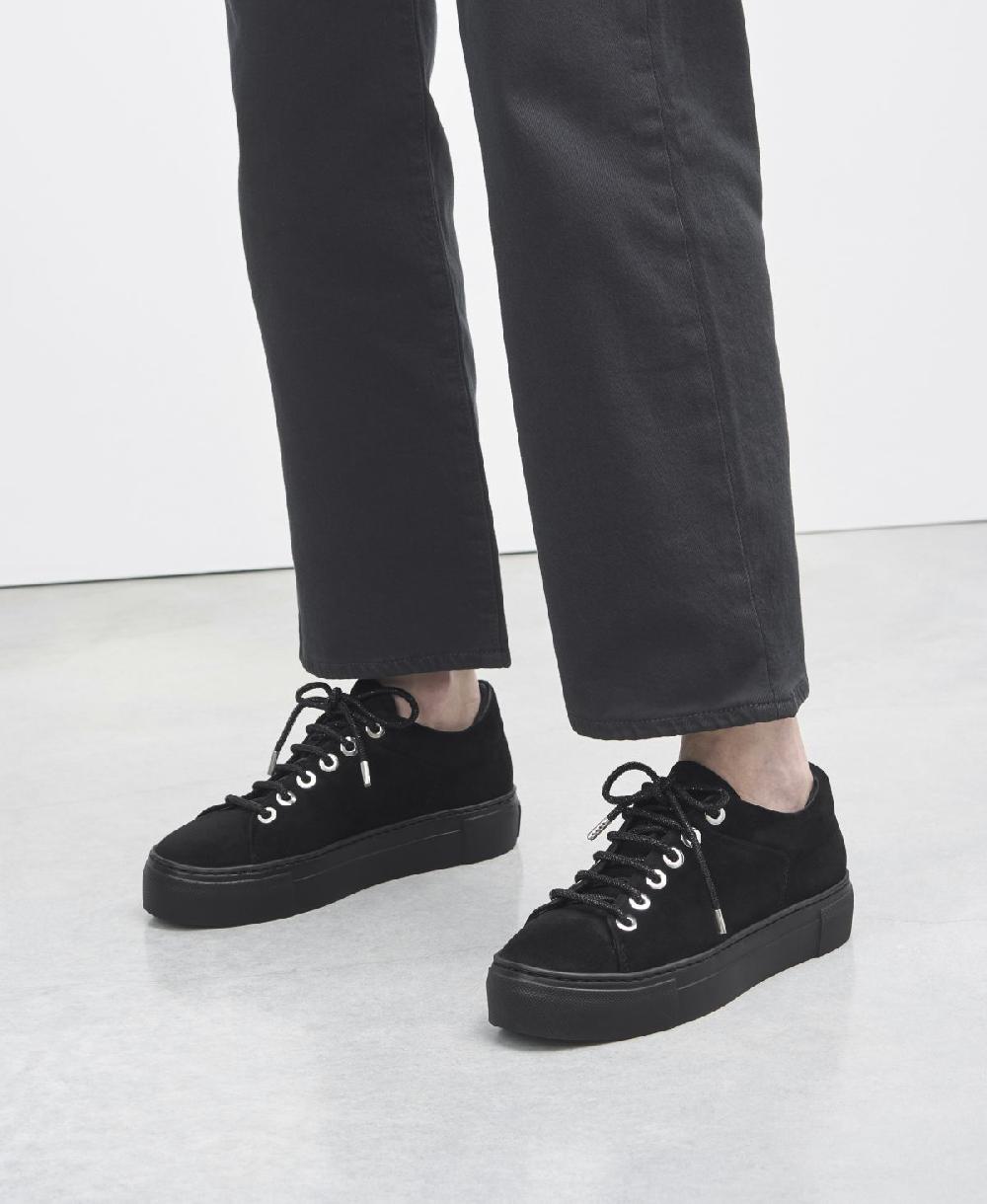 Agl Sneaker in velour Nero Crystal Promozione Limitata