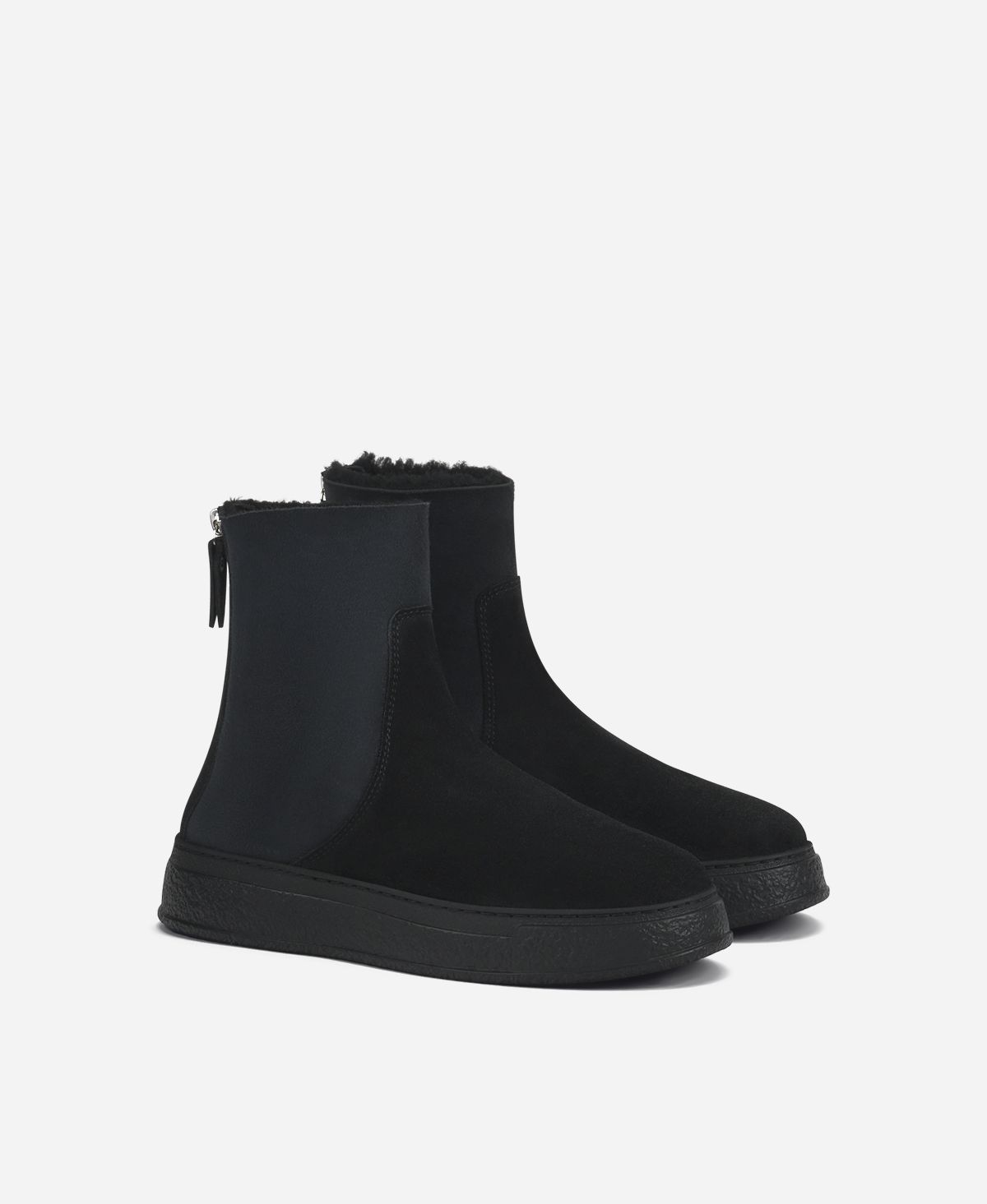 Agl Stivaletto in montone Nero Giuly Warm Sottocosto