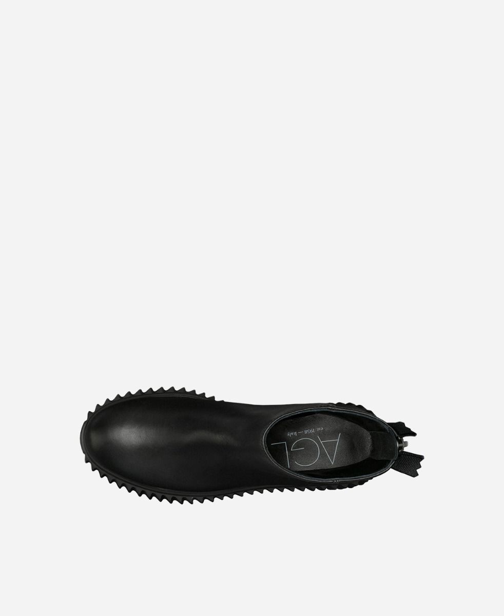 Agl Stivaletto in pelle Nero Sandy Sconto